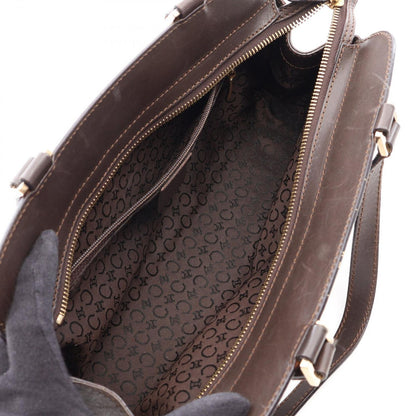 Celine Handbag C Macadam Brown Canvas Leather — view 3