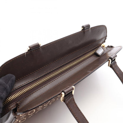Celine Handbag C Macadam Brown Canvas Leather — view 8