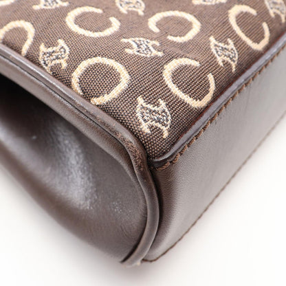 Celine Handbag C Macadam Brown Canvas Leather — view 7