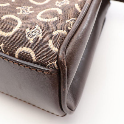 Celine Handbag C Macadam Brown Canvas Leather — view 6