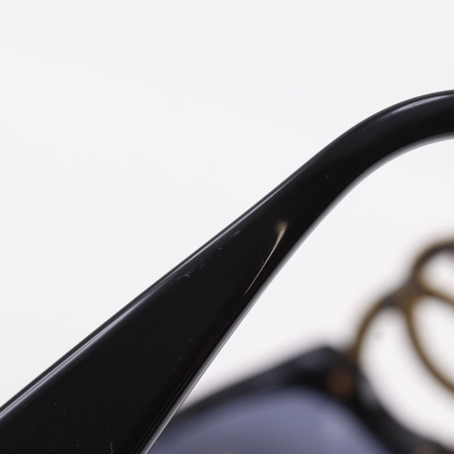 Chanel CC Logo Acetate Black Sunglasses Eyewear — view 6