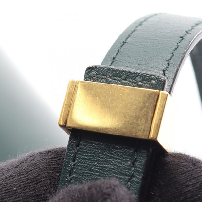 Celine Shoulder Bag Classic Green Leather — view 8