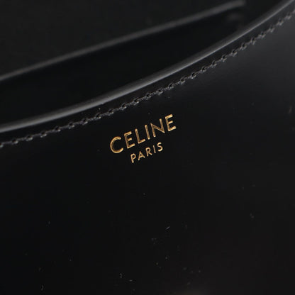 Celine Handbag Teen Lola 2-Way Black Leather Triomphe — view 4