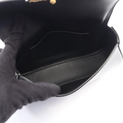 Celine Handbag Teen Lola 2-Way Black Leather Triomphe — view 3