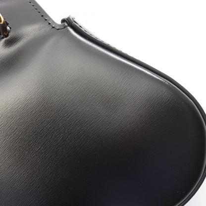 Celine Handbag Teen Lola 2-Way Black Leather Triomphe — view 6
