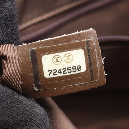 Chanel New Travel Line Khaki Leather Boston Bag — view 5