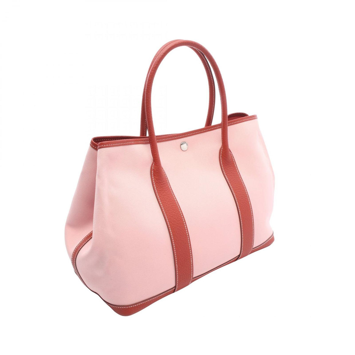 Hermes Tote Bag Garden Party PM Rose Sakura Rouge Ducese Canvas — view 2