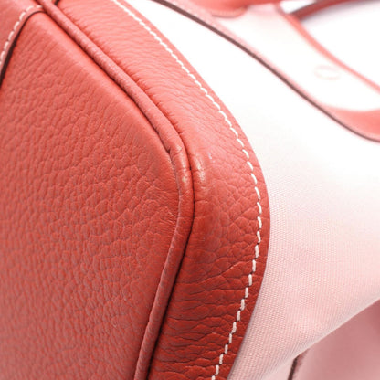 Hermes Tote Bag Garden Party PM Rose Sakura Rouge Ducese Canvas — view 8