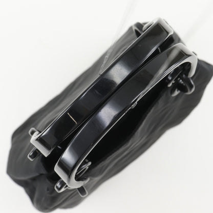 Prada Nylon Plastic Black Handbag — view 5