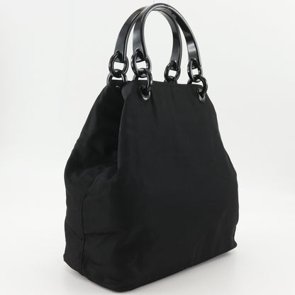 Prada Nylon Plastic Black Handbag — view 3