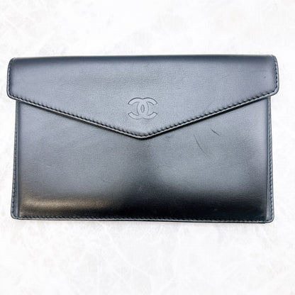 Chanel Wallet Lambskin Black Simple — view 2