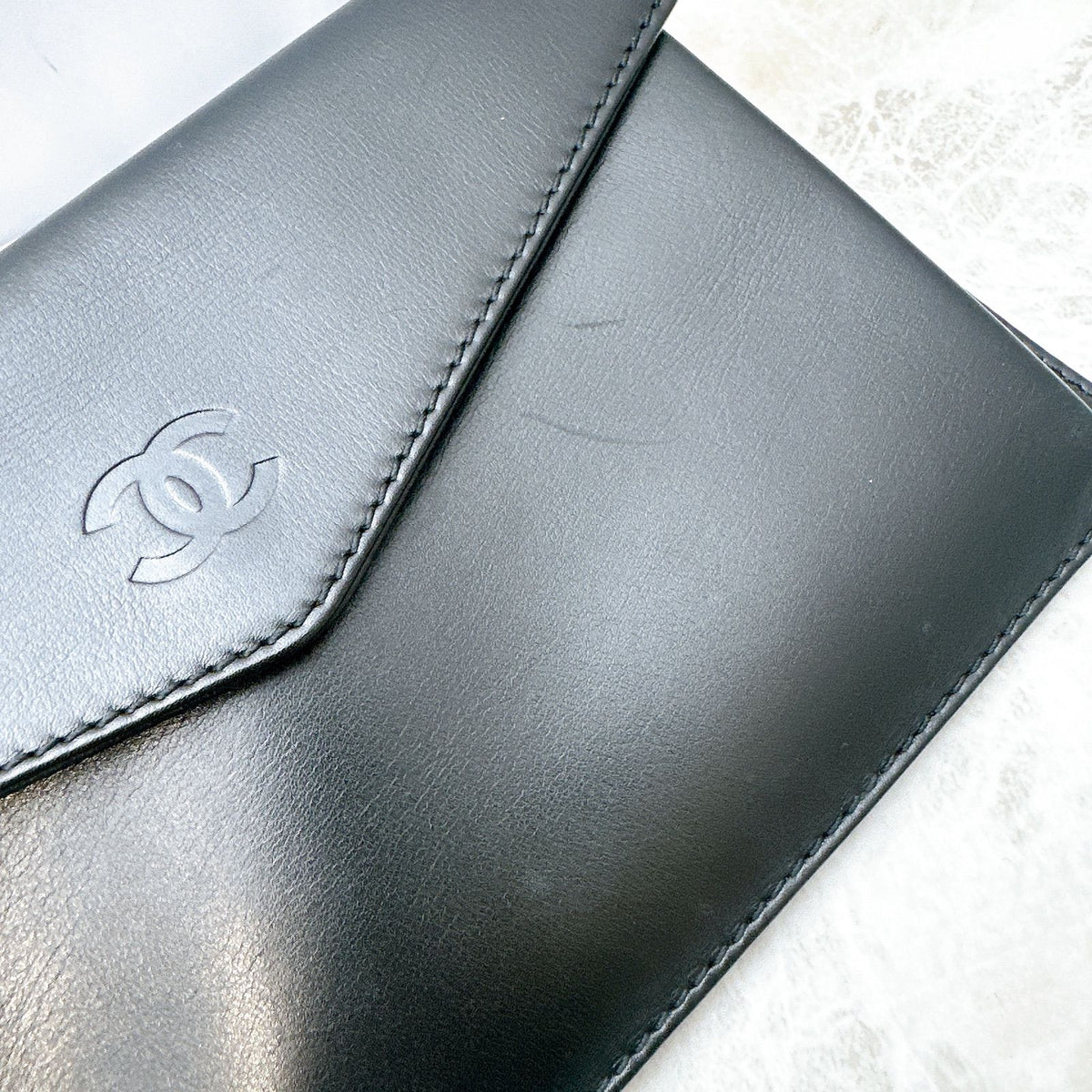 Chanel Wallet Lambskin Black Simple — view 7