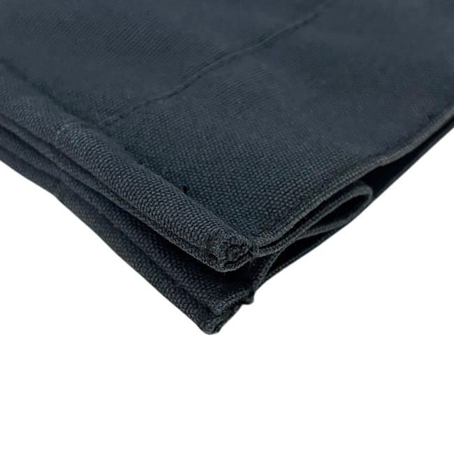 Hermes Tote Bag Fourre Tout MM Black Gray Lightweight Cotton Canvas Document — view 7