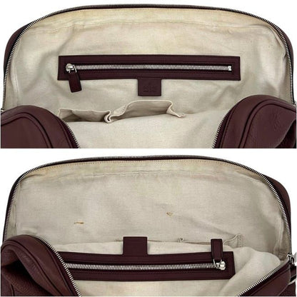 Gucci Briefcase Bordeaux Interlocking G Document Gray Leather GG Business — view 3