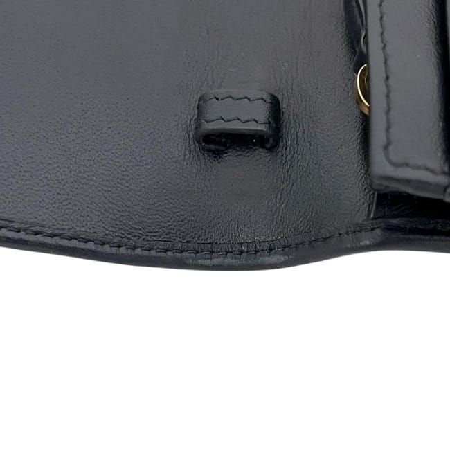 Prada Wallet on Chain Bifold Black Nero Nylon Leather Quilted 12 Accent Logo — view 5