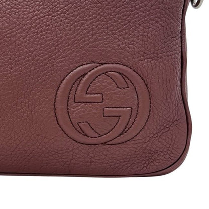 Gucci Briefcase Bordeaux Interlocking G Document Gray Leather GG Business — view 6