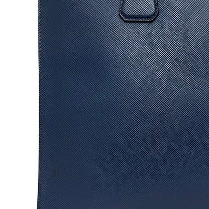 Prada Tote Bag Blue Saffiano Leather 180 Document Business — view 8