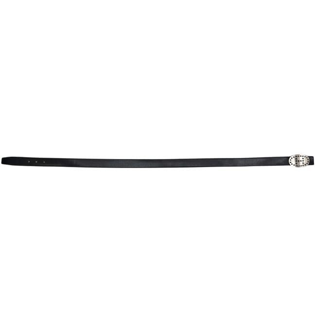 Hermes Belt Black Brown Evelyne Waist 94 30 Box Calf Togo Perforated Logo Buckle — view 5