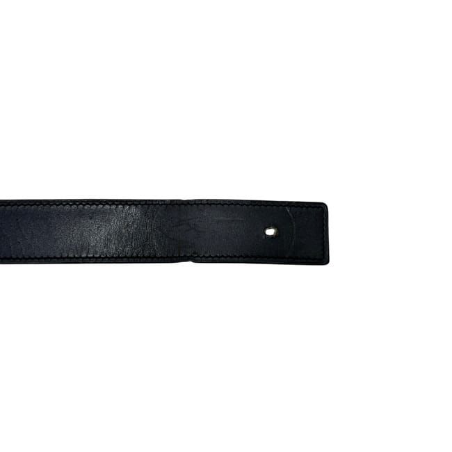 Hermes Belt Black Brown Evelyne Waist 94 30 Box Calf Togo Perforated Logo Buckle — view 7