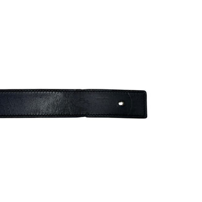 Hermes Belt Black Brown Evelyne Waist 94 30 Box Calf Togo Perforated Logo Buckle — view 7