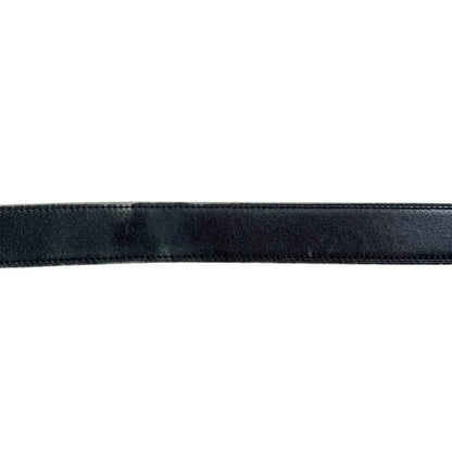 Hermes Belt Black Brown Constance Waist 93 30 Box Calf Togo Logo Buckle — view 5
