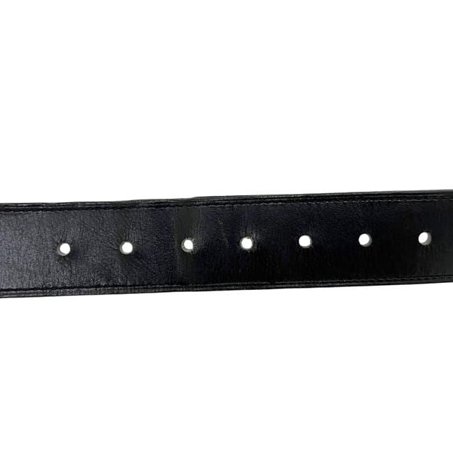 Hermes Belt Black Brown Cape Cod Waist 89 30 Box Calf Taurillon Clemence Leather — view 6