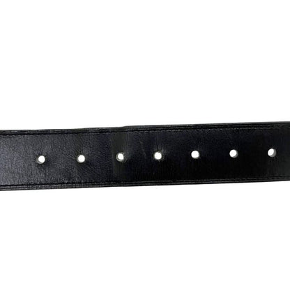 Hermes Belt Black Brown Cape Cod Waist 89 30 Box Calf Taurillon Clemence Leather — view 6