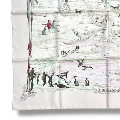 Hermes Scarf Silk Carre 90 Hommage L'explorateur Sir Ernest Shackleton — view 6