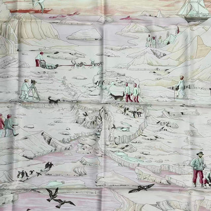 Hermes Scarf Silk Carre 90 Hommage L'explorateur Sir Ernest Shackleton — view 7