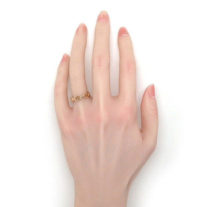 Hermes Ring Chaine D'Ancre Enchainee PM 18K Pink Gold — view 5