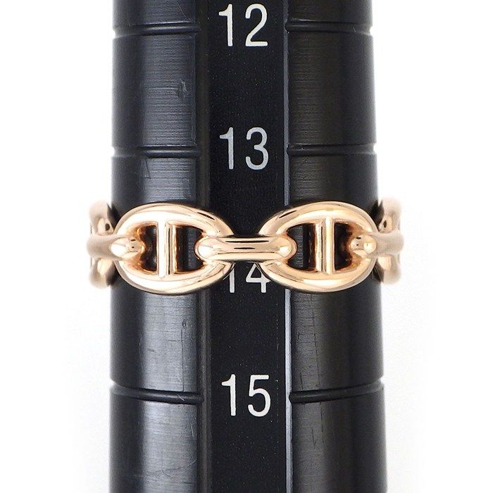 Hermes Ring Chaine D'Ancre Enchainee PM 18K Pink Gold — view 6