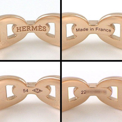 Hermes Ring Chaine D'Ancre Enchainee PM 18K Pink Gold — view 3