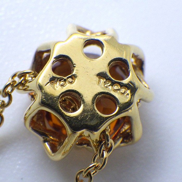 Tiffany & Co Necklace Citrine 18K Yellow Gold — view 7