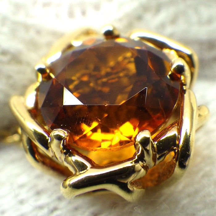 Tiffany & Co Necklace Citrine 18K Yellow Gold — view 8