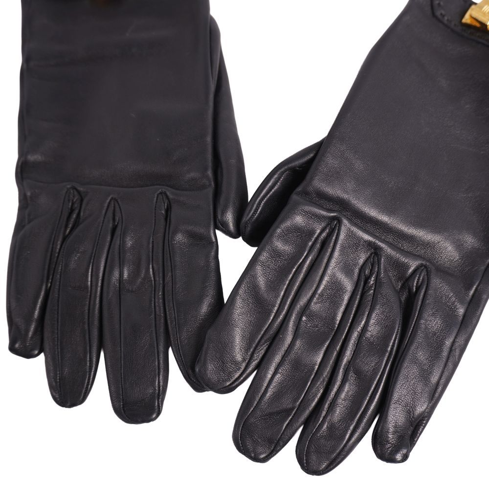 Hermes Gloves Kelly Cadena Padlock Ramle — view 4