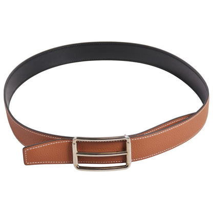 Hermes Belt Leather Reversible Buckle les — view 3