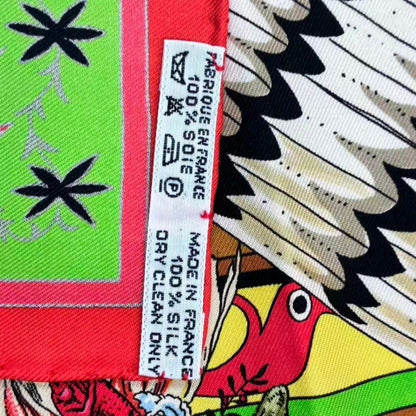 Hermes Scarf Silk Kachinas — view 5