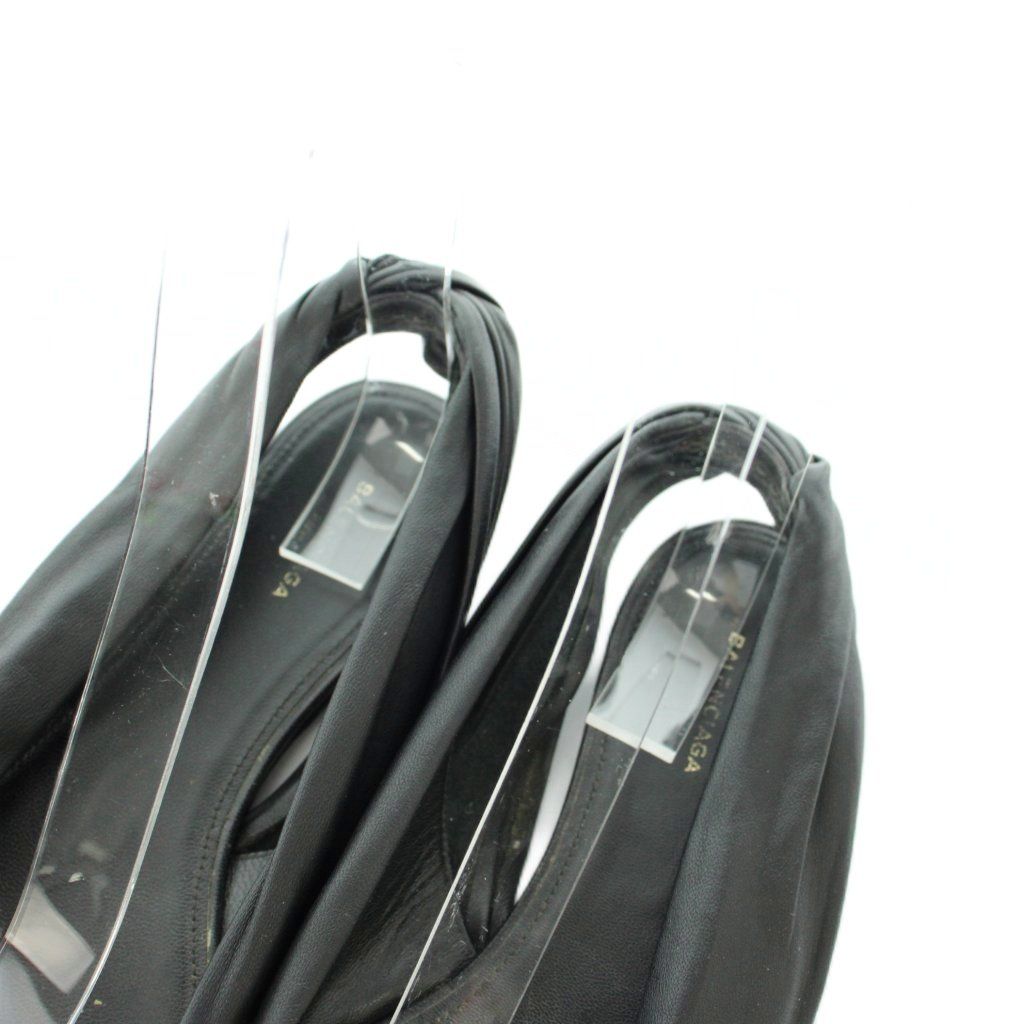 Balenciaga Flat Shoes Pumps Pointed Toe Black 37.5 — view 4
