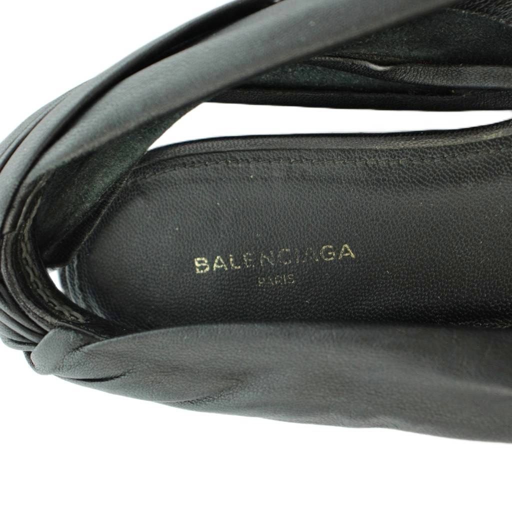 Balenciaga Flat Shoes Pumps Pointed Toe Black 37.5 — view 7