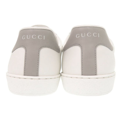 Gucci Ace Interlocking G Leather White Sneakers 6 — view 4
