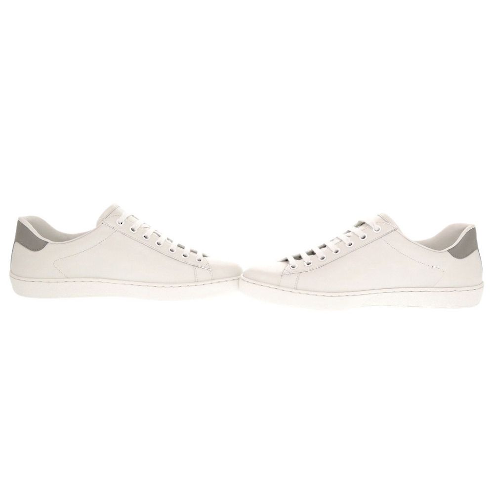 Gucci Ace Interlocking G Leather White Sneakers 6 — view 7