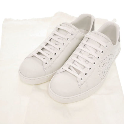 Gucci Ace Interlocking G Leather White Sneakers 6 — view 2