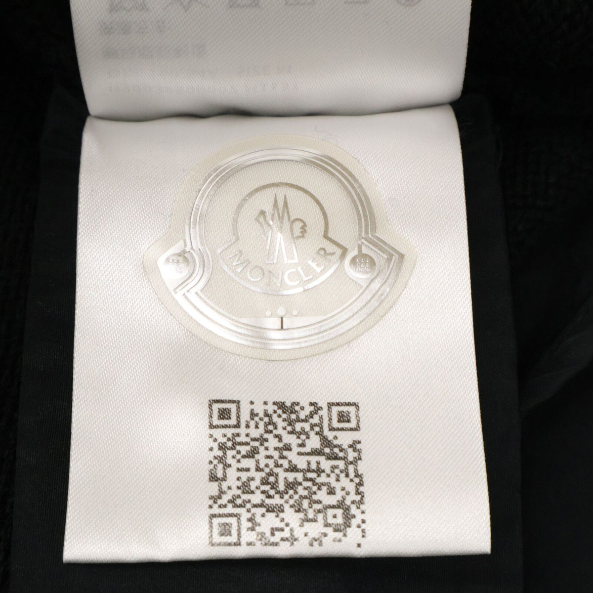 Moncler Black Tind Nylon Trim Wool Cardigan — view 7