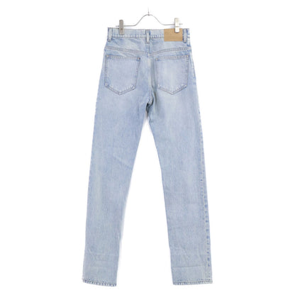 Gucci Light Blue GG Turnup Washed Denim Pants 28 — view 3