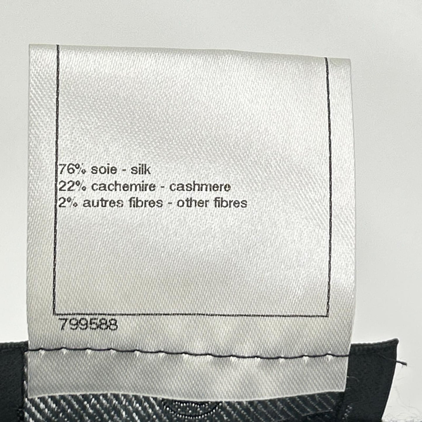 Chanel CC Button Silk Cashmere Knit Cardigan 38 — view 7