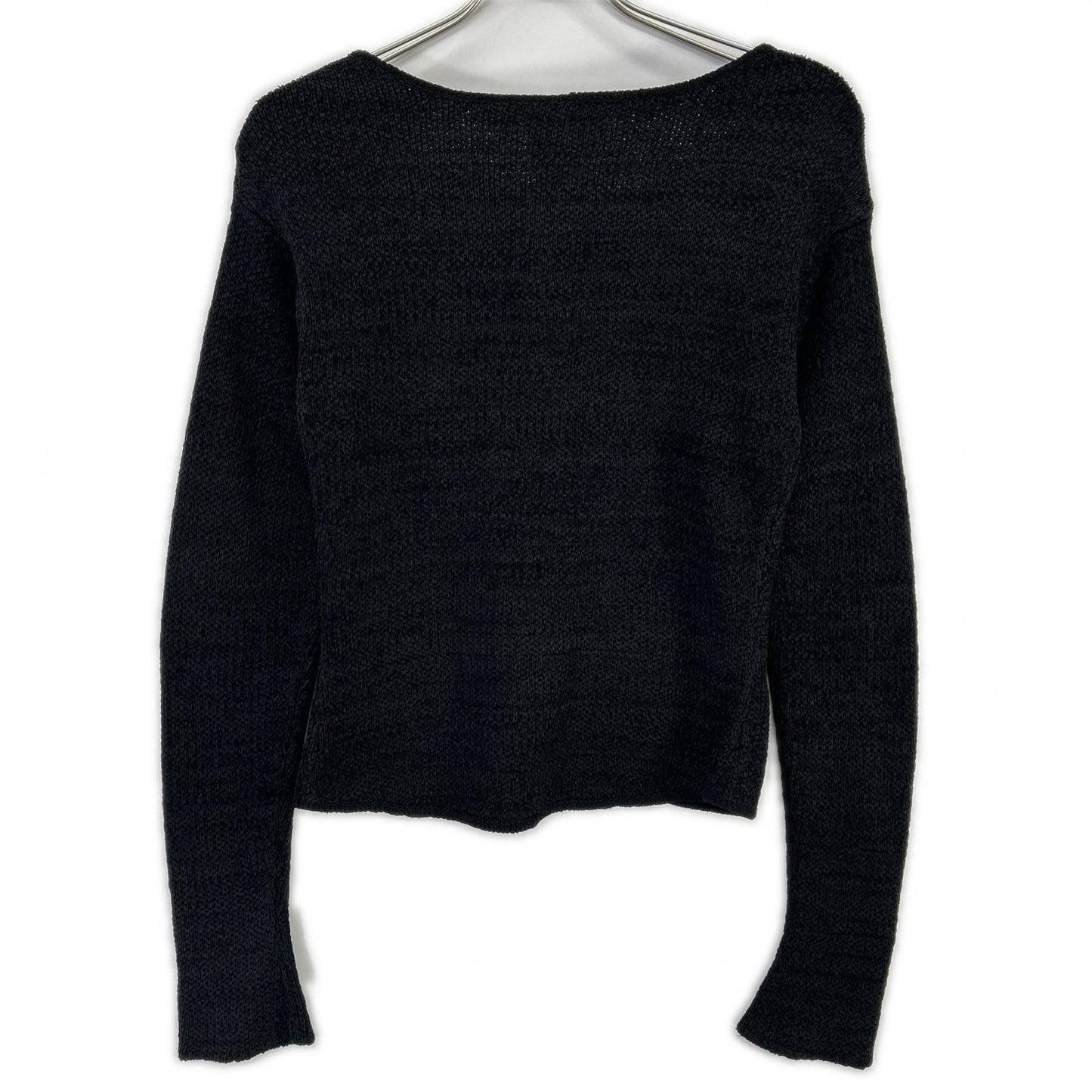 Chanel CC Button Silk Cashmere Knit Cardigan 38 — view 2