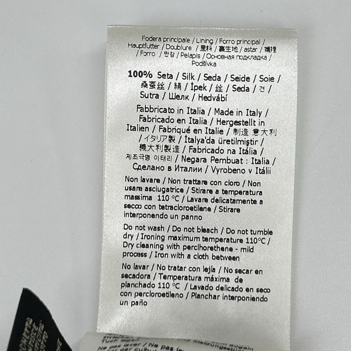 Fendi Logo Silk Flare Skirt 38 — view 5