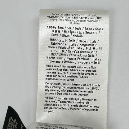 Fendi Logo Silk Flare Skirt 38 — view 5