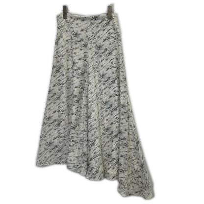 Fendi Logo Silk Flare Skirt 38 — view 2