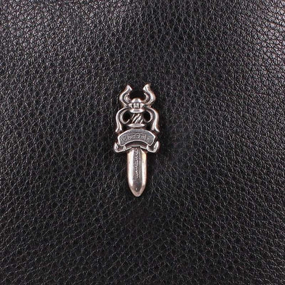 Chrome Hearts Viv Leather Handbag with Dagger — view 6